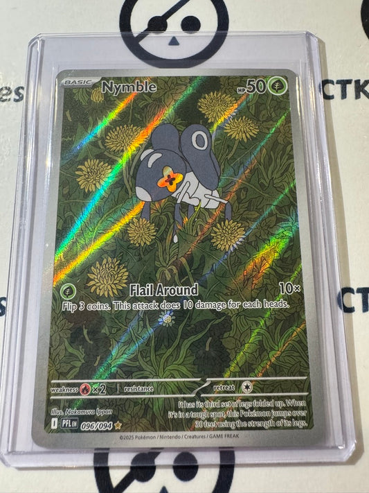 Nymble Illustration Rare #096/094 Phantasmal Flames Pokemon