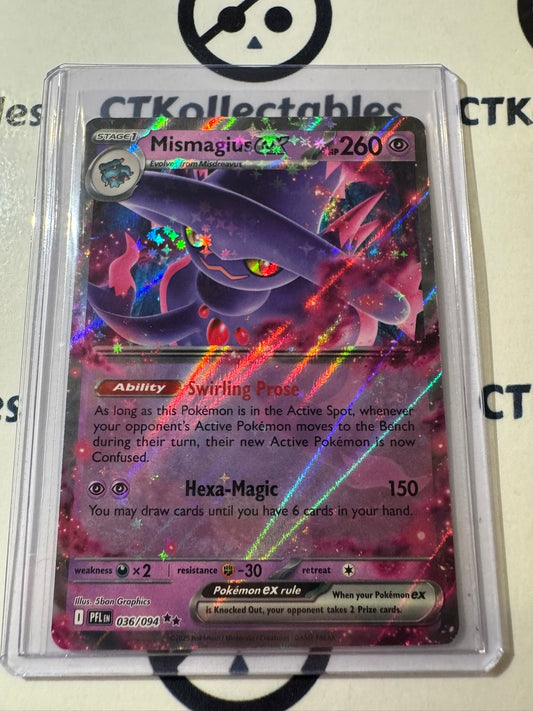 Mismagius EX Double Rare #036/094 Phantasmal Flames Pokemon