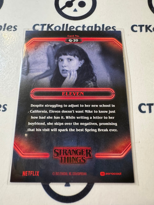 2023 Topps Stranger Things Season 4 #Q-20 Eleven Quotes
