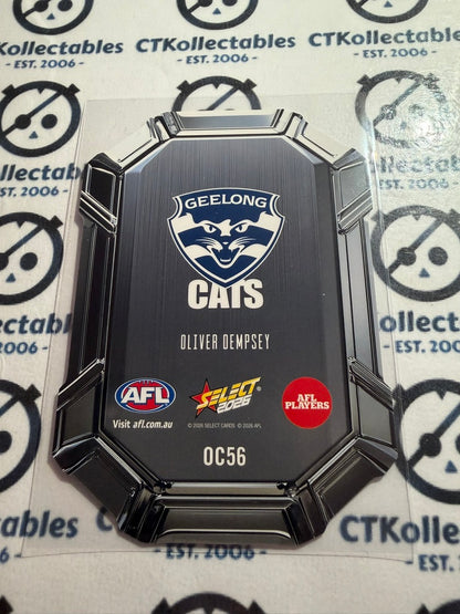 2026 Select AFL Footy Stars Octane Die-Cut Oliver Dempsey OC56 Cats