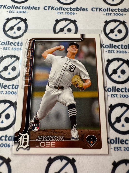 2025 Topps Series 2 Baseball #490 Jackson Jobe Rookie Detroit Tigers RC