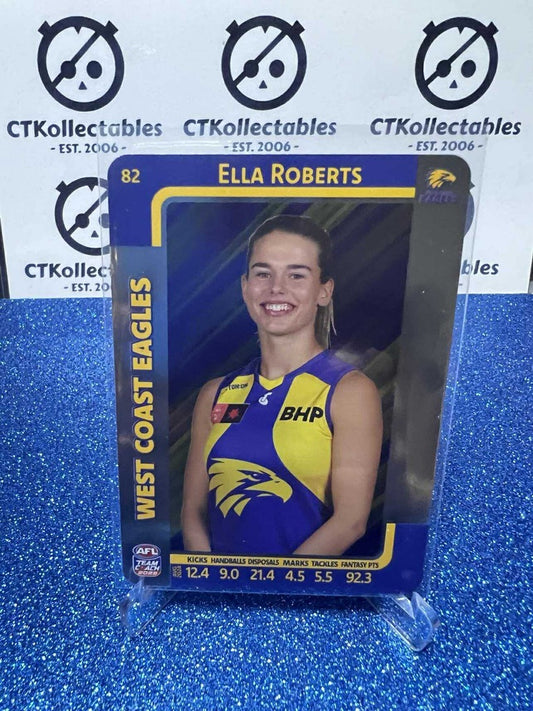 2025 AFLW Teamcoach Silver #82 Ella Roberts Eagles