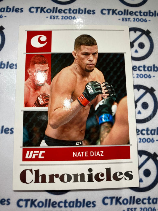 2022 UFC Panini Chronicles Base #9 Nate Diaz - Lightweight