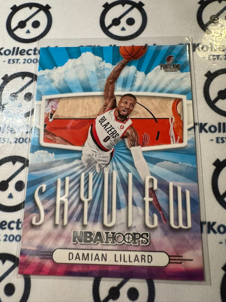 2022/23 Panini NBA Hoops Damian Lillard Skyview #11 Portland