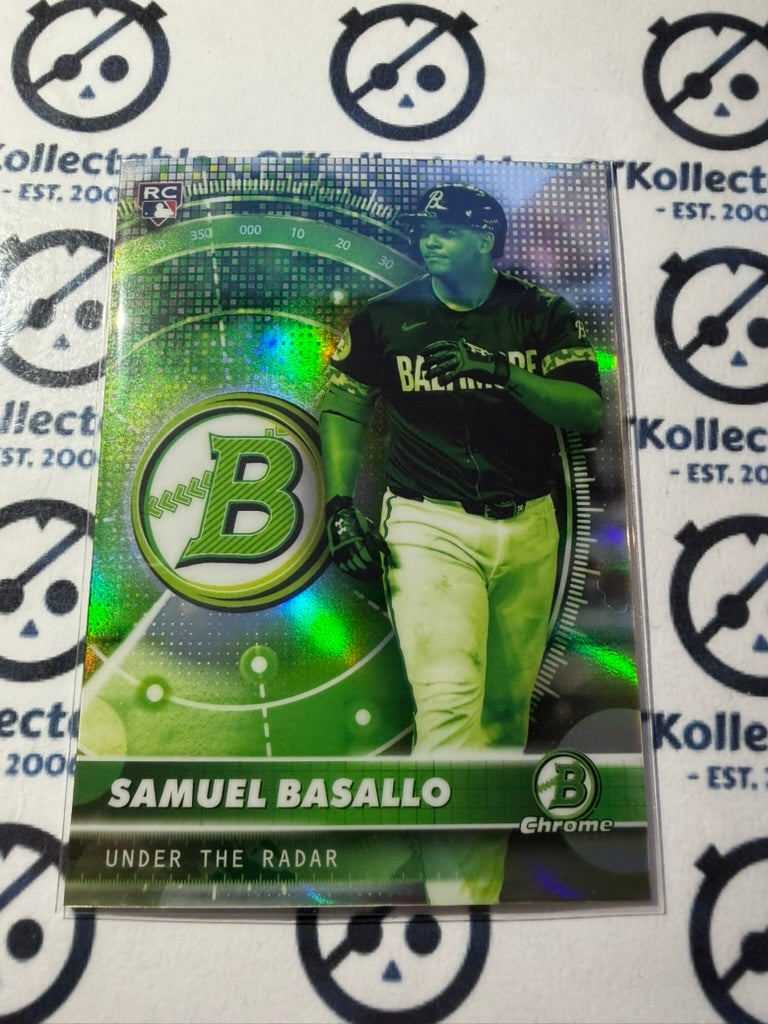 2026 Bowman Under The Radar UR-16 Samuel Basallo RC Orioles