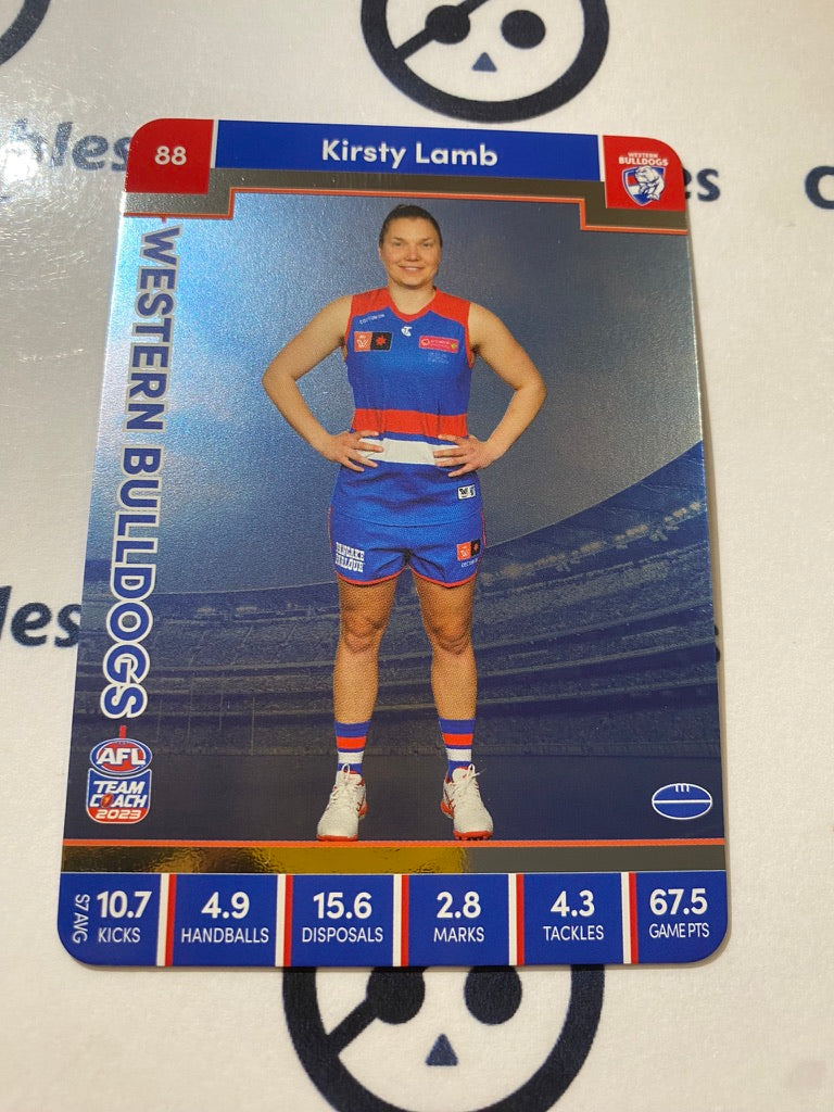 2023 AFLW Teamcoach Silver Card #88 Kirsty Lamb
