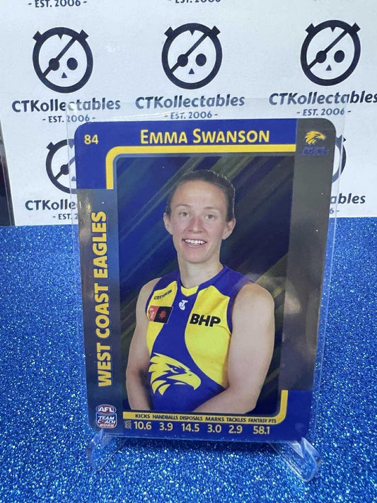 2025 AFLW Teamcoach Silver #84 Emma Swanson Eagles