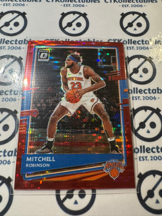 2020-21 NBA Donruss Optic Mitchell Robinson Red Pulsar Prizm #99 Knicks
