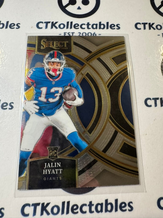 2023 NFL Panini Select Premier Level Rookie #173 Jalin Hyatt Giants