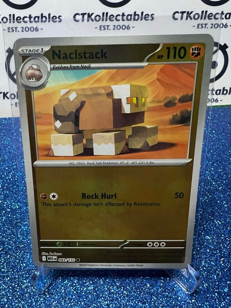 Naclstck Reverse Holo #083/132 Mega Evolution Pokemon