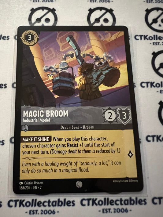 2024 Disney Lorcana Floodborn Non-Foil #188 Magic Broom, Industrial Model – Comm