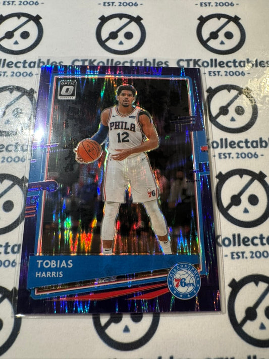 2020-21 NBA Donruss Optic Tobias Harris Purple Shimmer Prizm #145 76ers