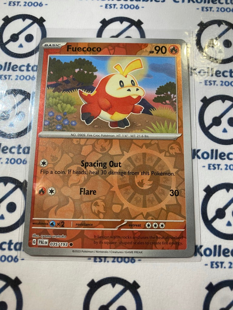 Fuecoco Reverse Holo #035/193 2023 Paldea Evolved Pokemon Card