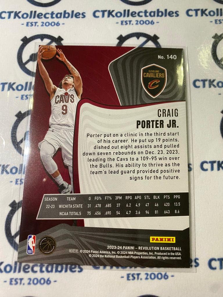 2023-24 NBA Panini Revolution Craig Porter Jr. Rookie card RC