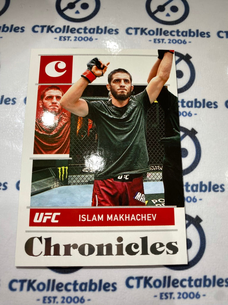 2022 UFC Panini Chronicles Base #73 Islam Makhachev - Lightweight