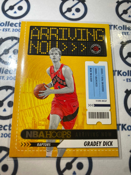 2023-24 Panini NBA HOOPS Grady Dick Arriving now #2 Raptors