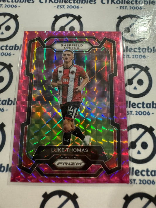 2023-24 Prizm Premier League Soccer Luke Thomas #283 Pink Mosaic Prizm