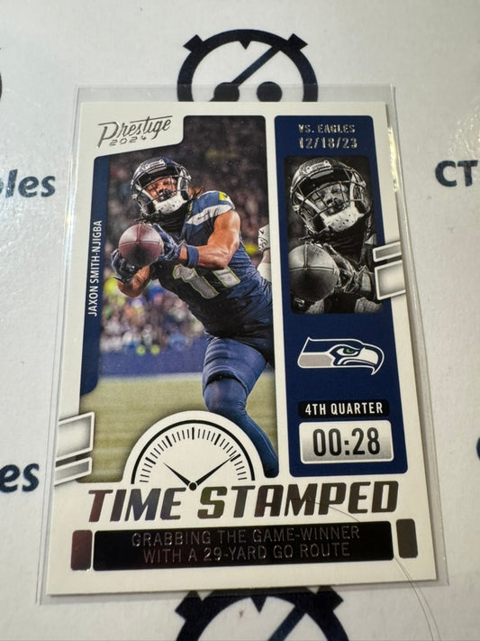 2024 NFL Prestige Time Stamped #TS-JSN Jaxson Smith-Njigba Seahawks