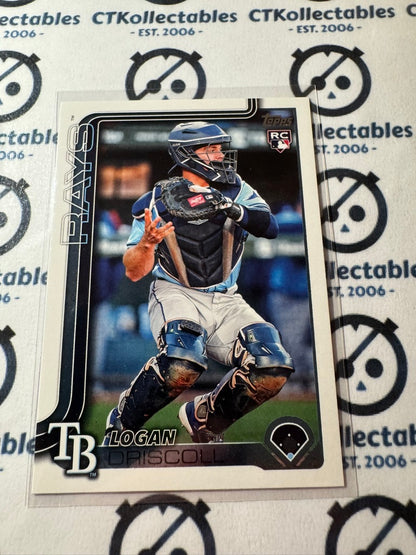 2025 Topps Series 2 Baseball Logan Driscoll rookie RC #404 Rays