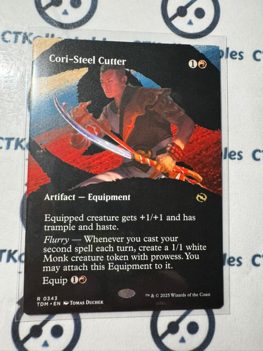 MTG Tarkir Dragonstorm 0343 Cori-Steel Cutter BORDERLESS R
