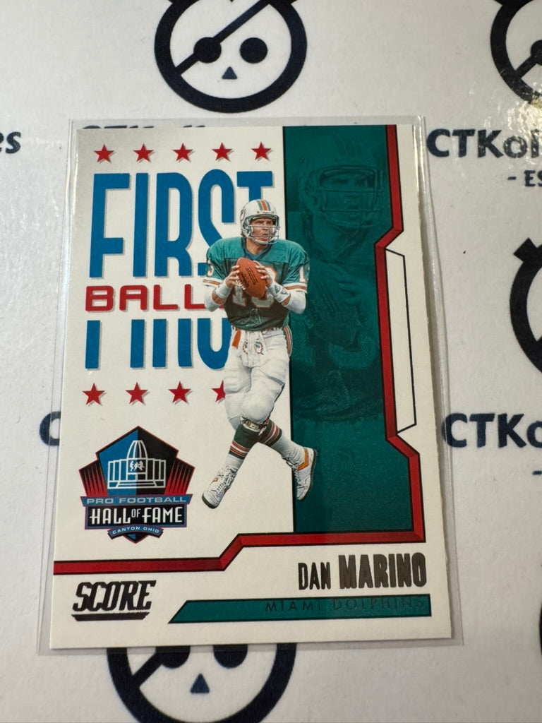 2023 NFL Score First Ballot #10 Dan Marino Miami Dolphins
