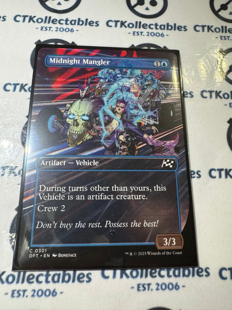 2025 MTG AETHERDRIFT Midnight Mangler # C 301 Non-Foil Borderless