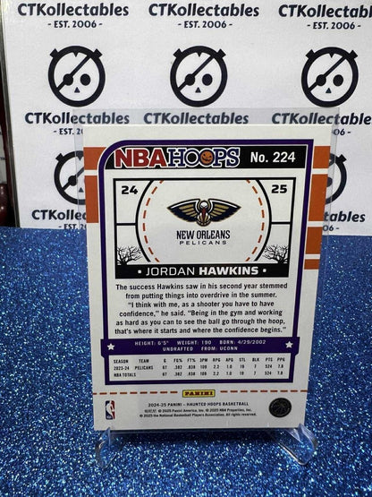 2024-25 Panini NBA HAUNTED HOOPS Slime Parallels #224 Jordan Hawkins Pelicans
