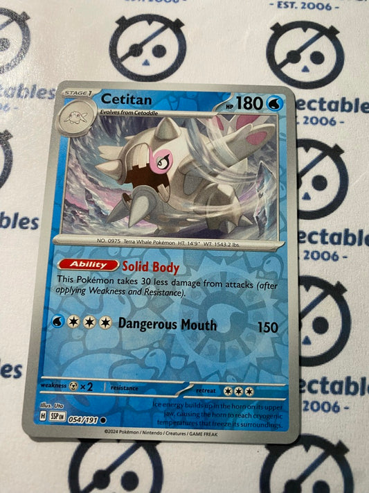 Cetitan Reverse Holo #054/191 Surging Sparks Pokémon TCG 2024