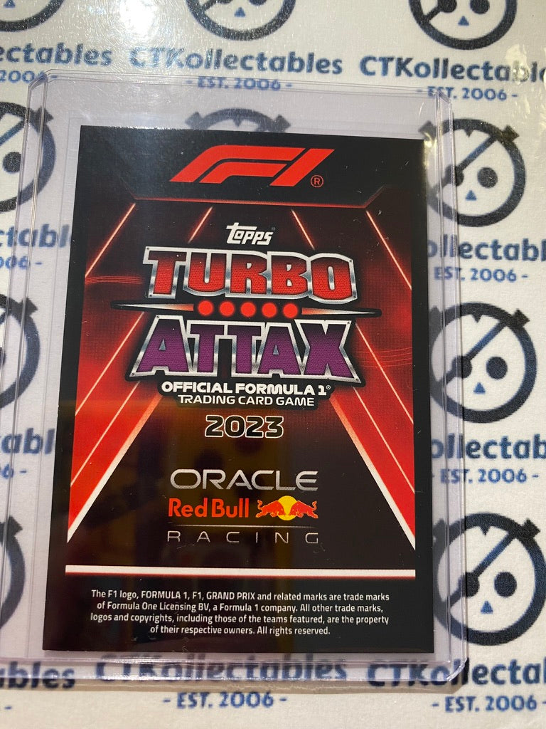 2023 Topps Turbo Attax F1 -Pink Foil Max Verstappen (2022 Race Winner) #268