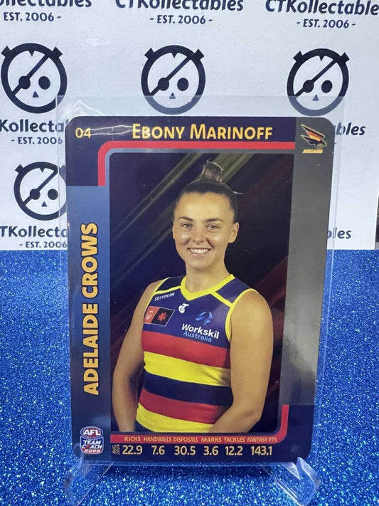 2025 AFLW Teamcoach Silver #04 Ebony Marinoff Crows