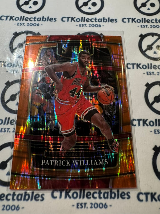 2021-22 Panini NBA Select Patrick Williams Orange Flash Concourse #4 Bulls