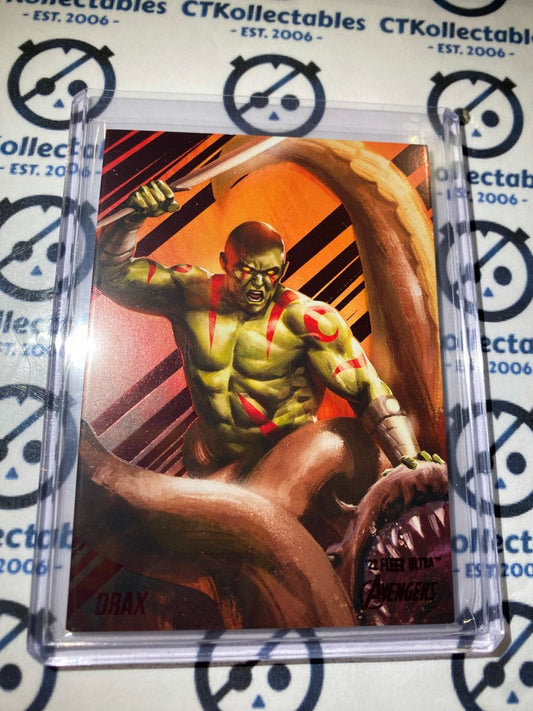 2022 Fleer Ultra Avengers Red Foil Parallel Drax #048/141 #26