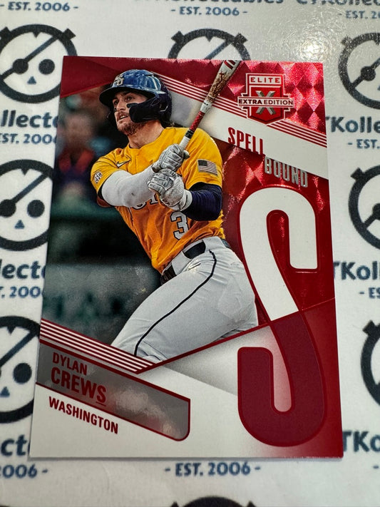 2023 Panini Baseball Elite Extra Dylan Crews Spell Bound "S" #SP-11