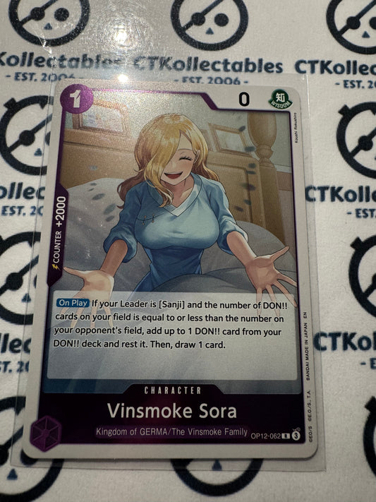 One Piece : Legacy of the Master FOIL OP12-062 – Vinsmoke Sora – Rare