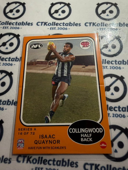 2026 Teamcoach AFL Scanlens Die-Cut Isaac Quaynor 16 of 72 Magpies