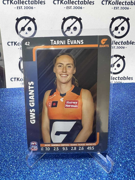 2025 AFLW Teamcoach Silver #42 Tarni Evans Giants
