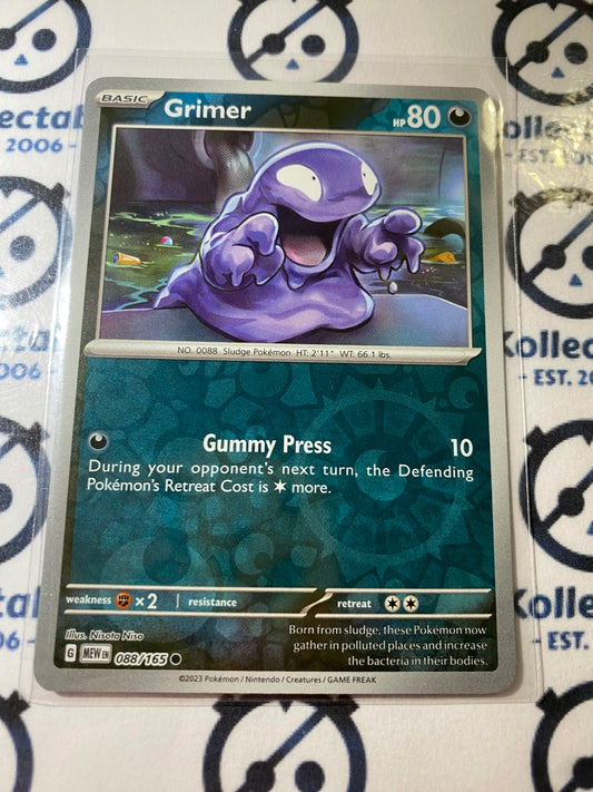 Grimer Reverse Holo #088/165 Scarlet & Violet 151 Pokemon Card