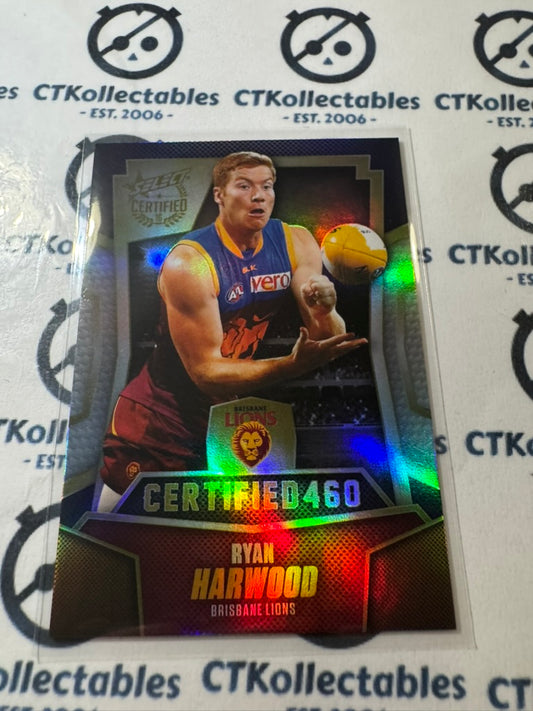 2016 AFL Select Certified Certified 460 Ryan Harwood #317/460 #C23 Lions