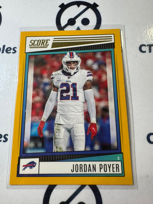 2022 NFL Score Gold #268 Jordan Poyer Bills