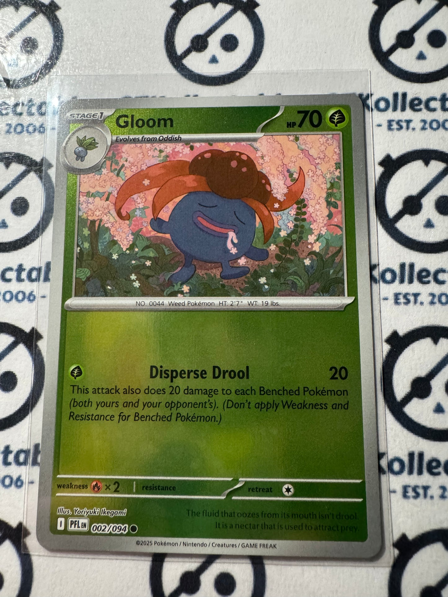 Gloom Reverse Holo #002/094 Phantasmal Flames Pokemon