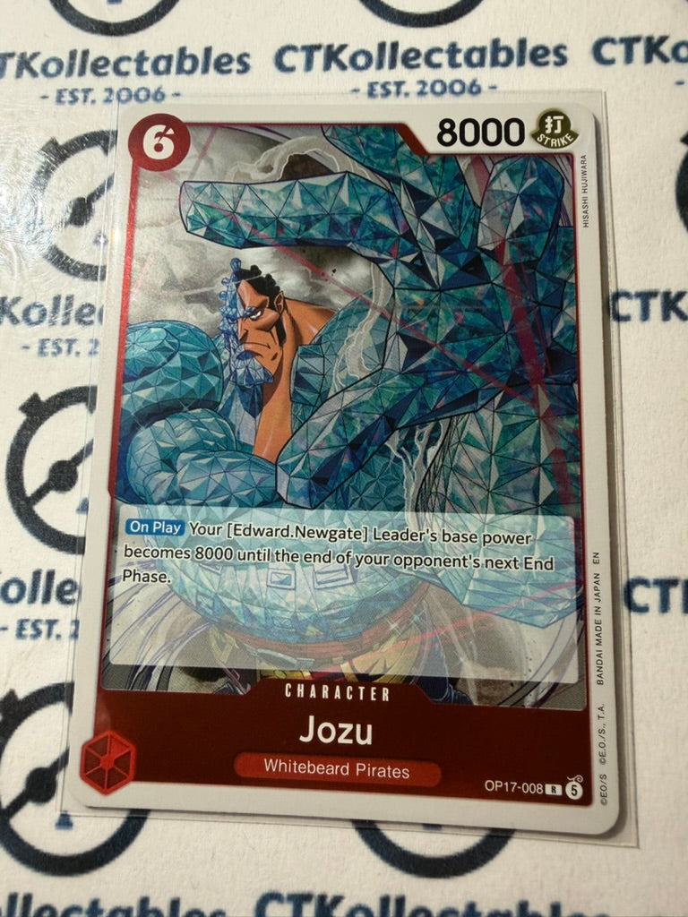 Jozu R FOIL OP17-008 One Piece The World's Strongest Warrior ENG