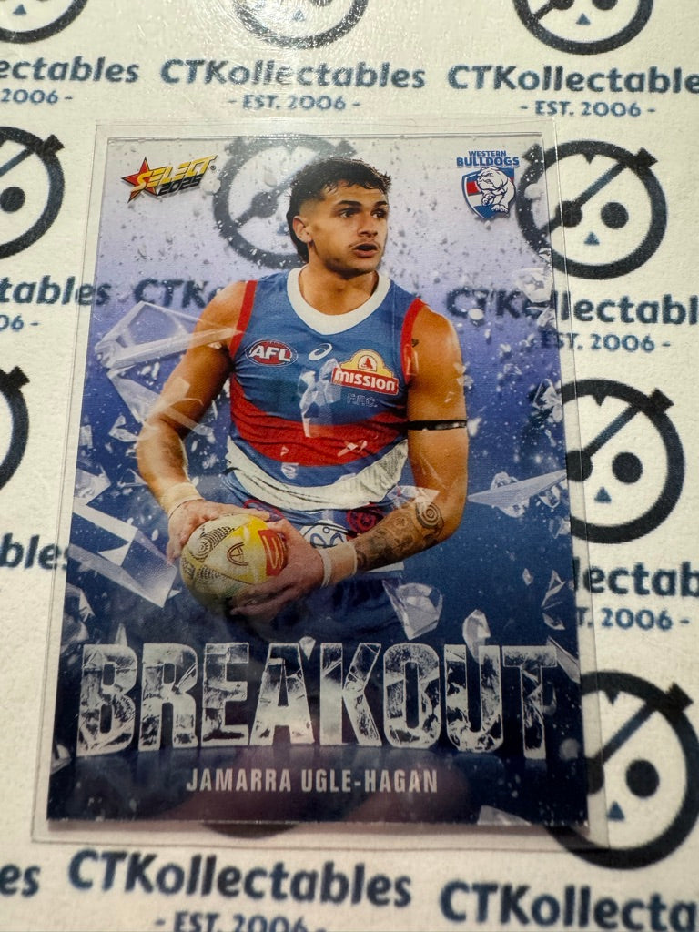 2025 AFL Footy Stars BREAKOUT Jamarra Ugle-Hagan B90 Bulldogs