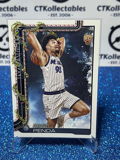 2025-26 Topps Holiday NBA #H192 Noah Penda Orlando Magic RC