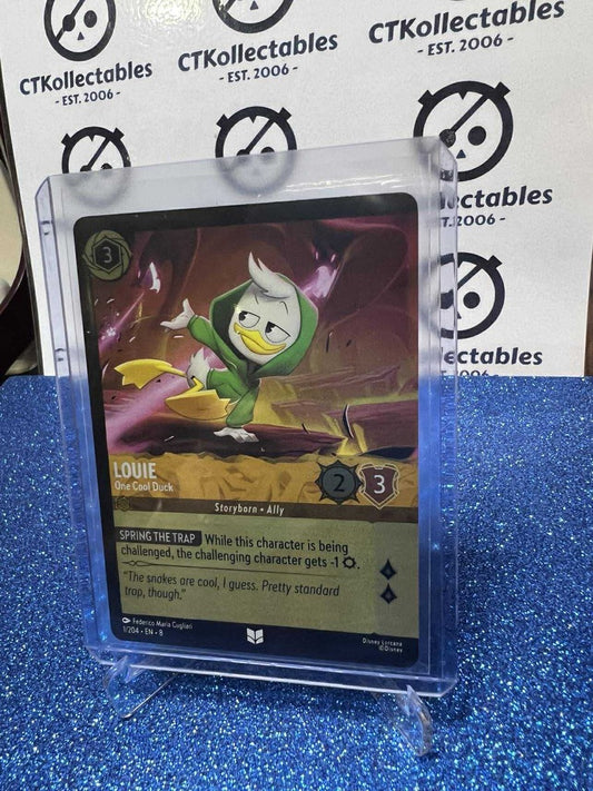 Disney Lorcana -Reign of Jafar FOIL -11/204 Louie - One Cool Duck Error Misprint