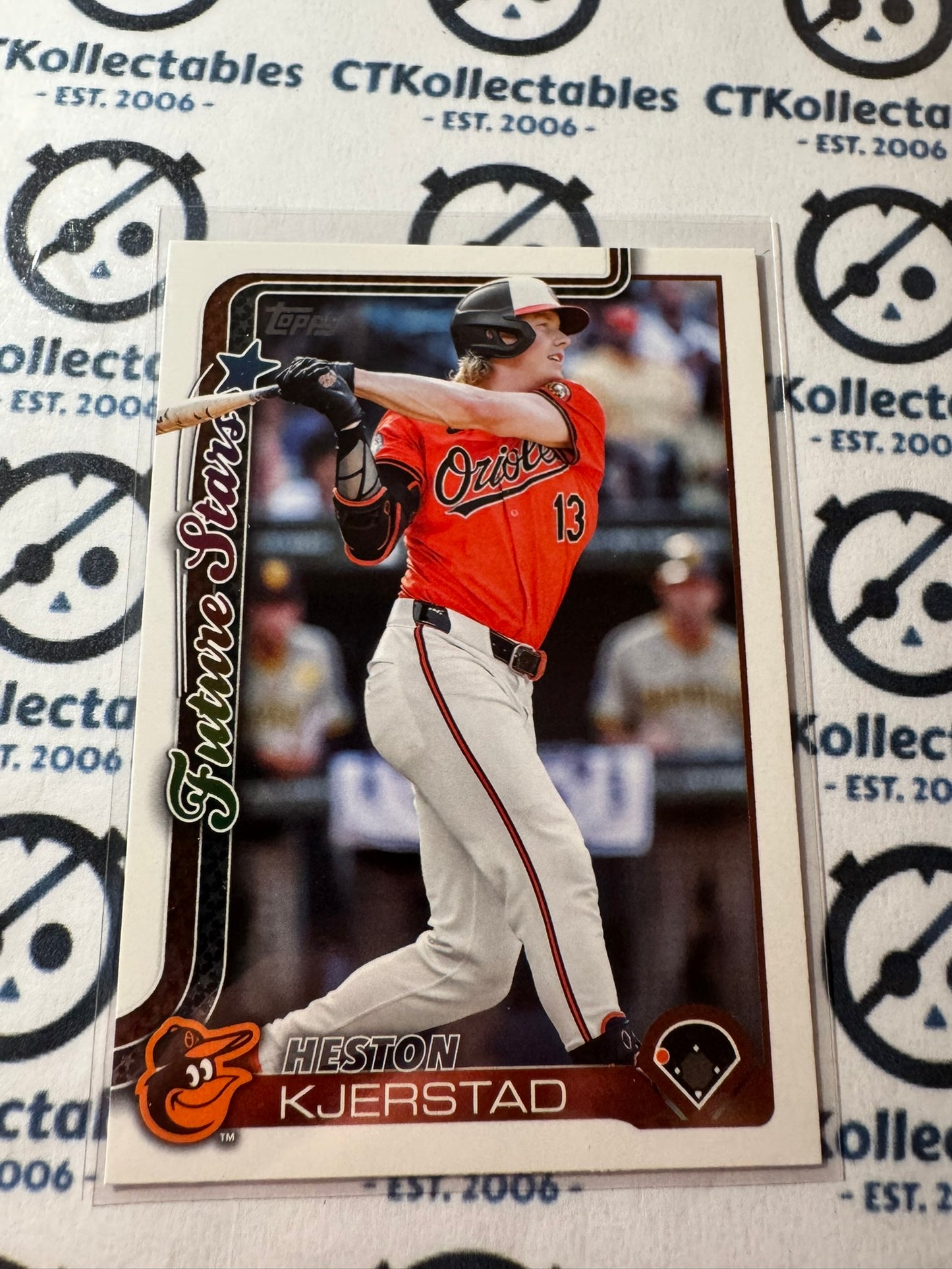 2025 Topps Series 2 Baseball Heston Kjerstad Future Stars #630 Orioles