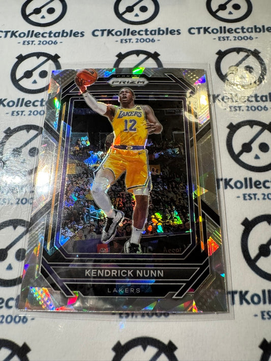 2022/23 Panini NBA Prizm Kendrick Nunn Cracked Ice Prizm #145 Lakers