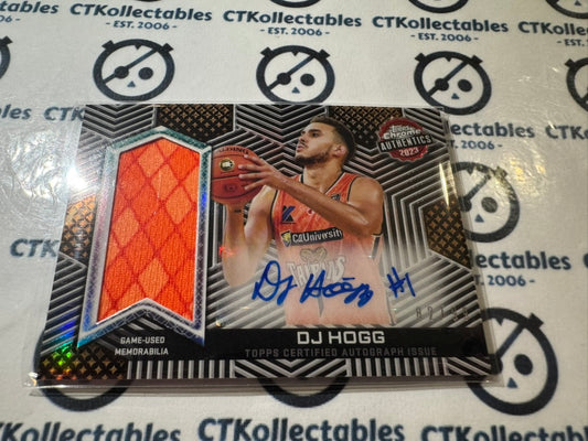 2022-23 Topps NBL Chrome Dj Hogg Relic Auto #82/99 #TCARR-DH