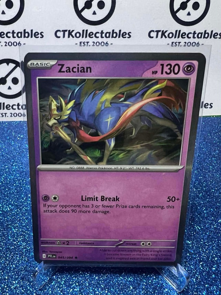 Zacian Holo Rare 045/094 Phantasmal Flames Pokemon