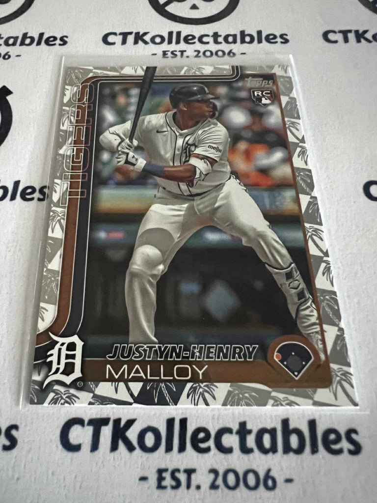 2025 Topps Series 1 Baseball Justyn-Henry Malloy RC Spring Training Foil #269