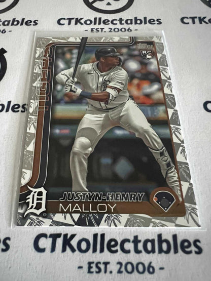 2025 Topps Series 1 Baseball Justyn-Henry Malloy RC Spring Training Foil #269